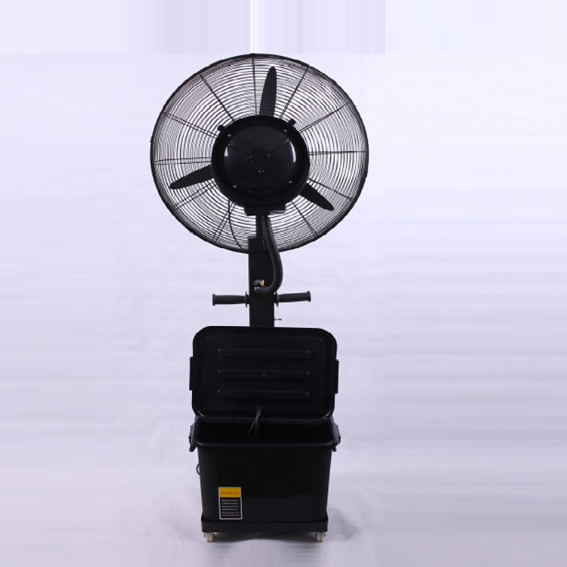 30 inch verstelbare nieuwe stijl oplaadbare fabriek mistventilator water stand industriële mistventilator, water outdoor mistventilator