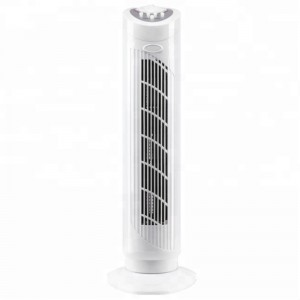C29-4 29 inch torenventilator met driehoekige basis witte kleur